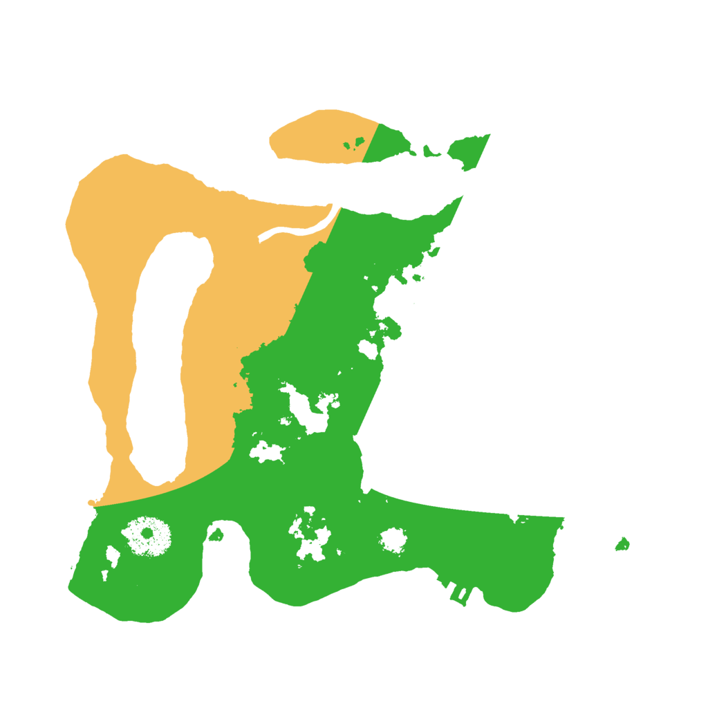 Biome Rust Map: Procedural Map, Size: 2500, Seed: 1254789