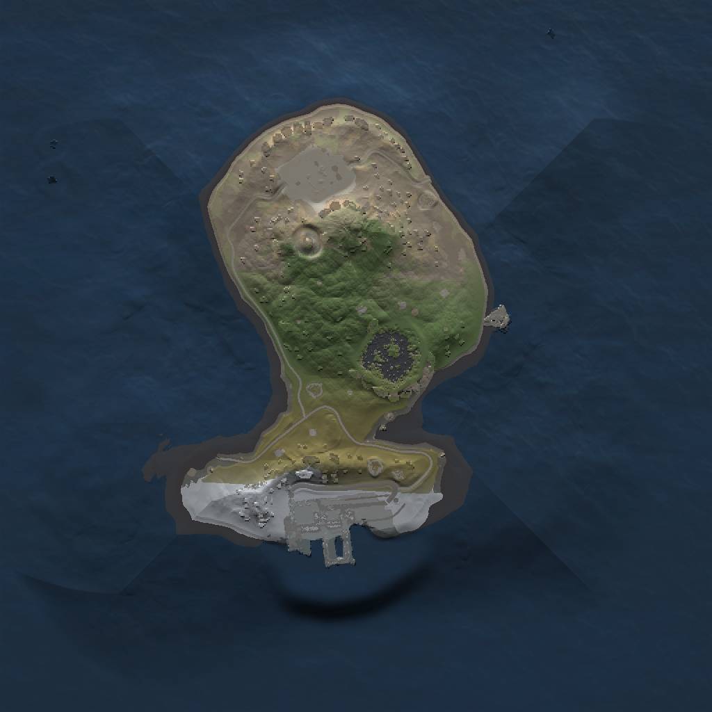 Rust Map: Procedural Map, Size: 1450, Seed: 31134, 4 Monuments