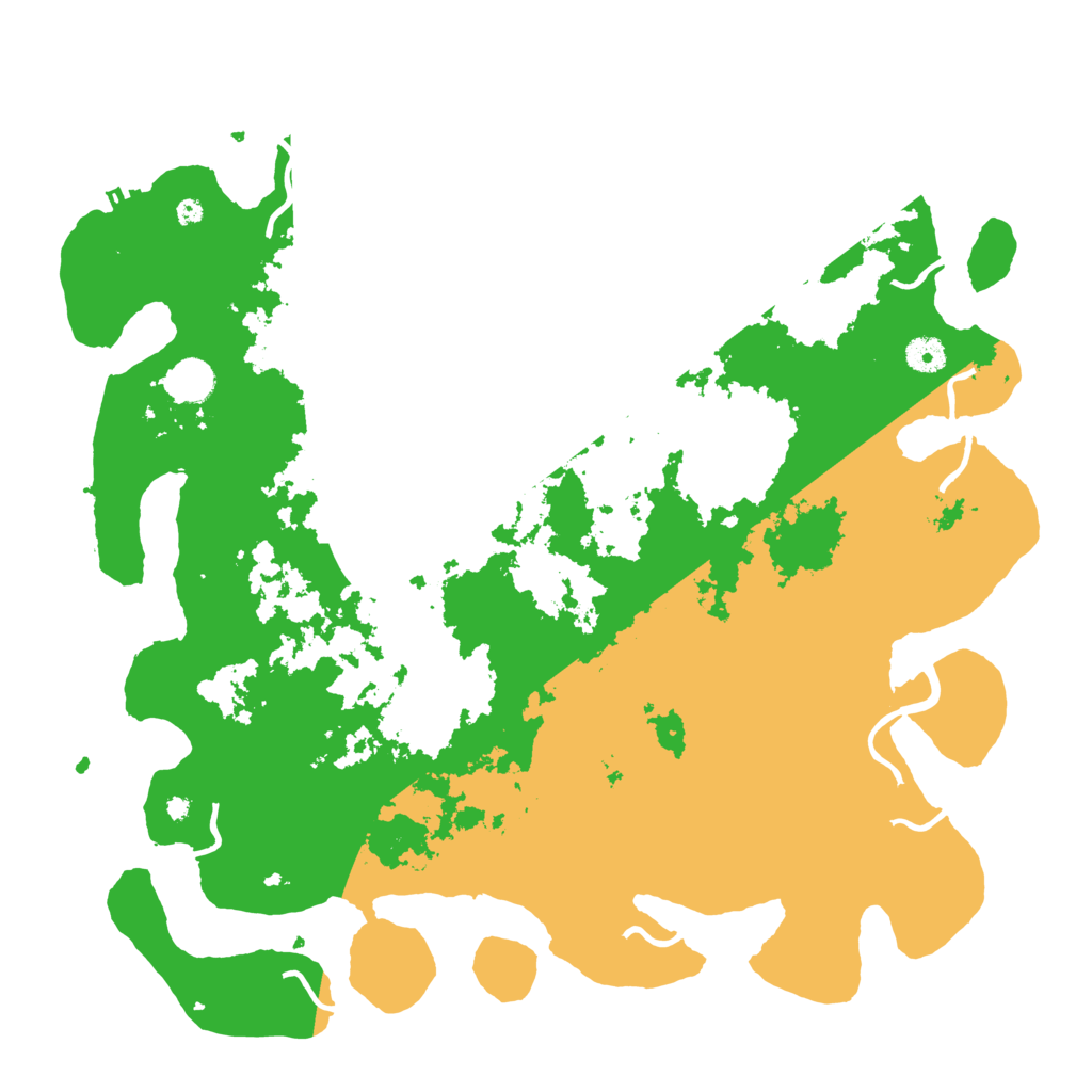 Biome Rust Map: Procedural Map, Size: 4300, Seed: 2983