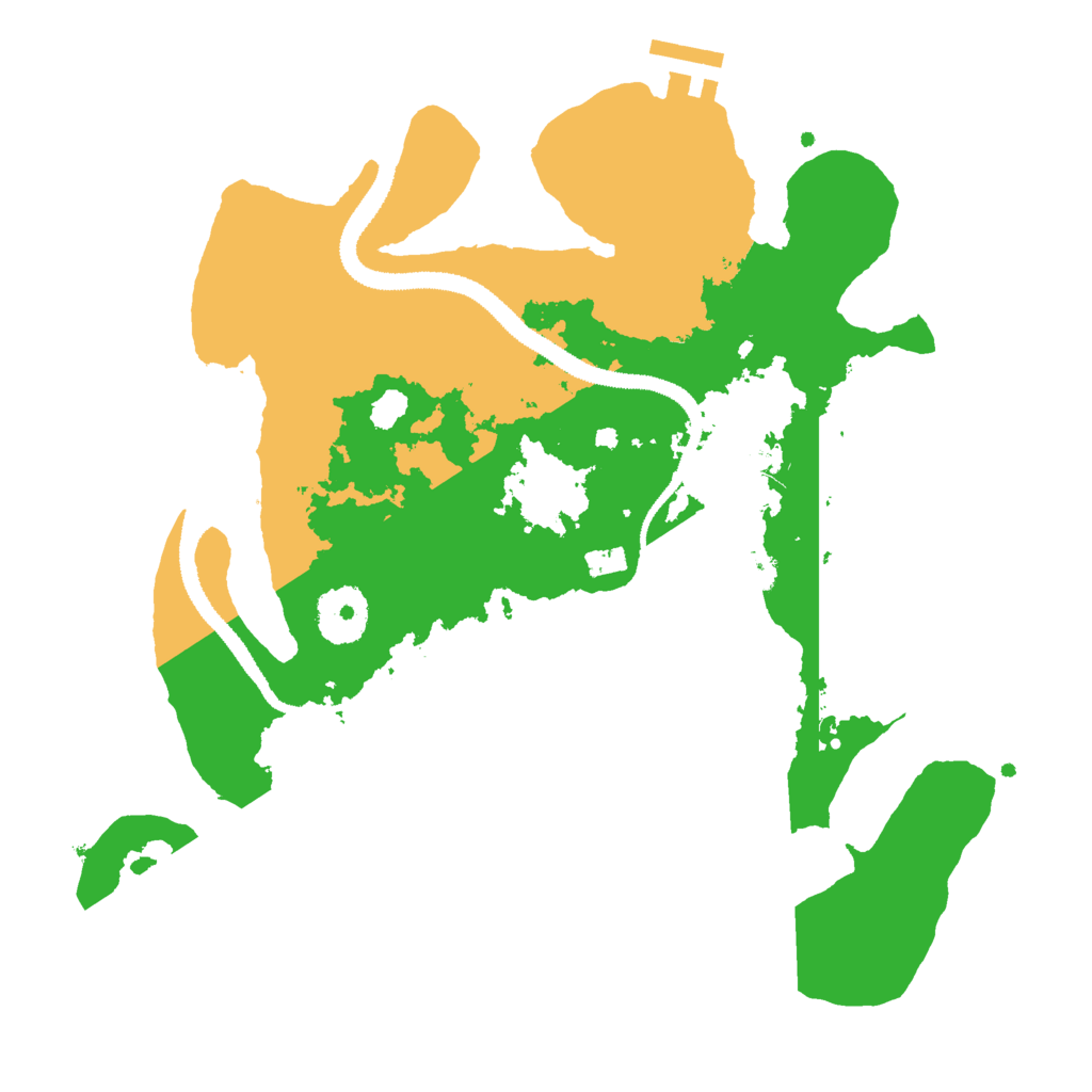 Biome Rust Map: Procedural Map, Size: 3000, Seed: 1498537743