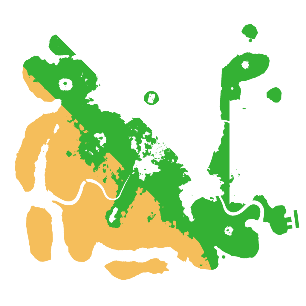 Biome Rust Map: Procedural Map, Size: 3500, Seed: 1331615603
