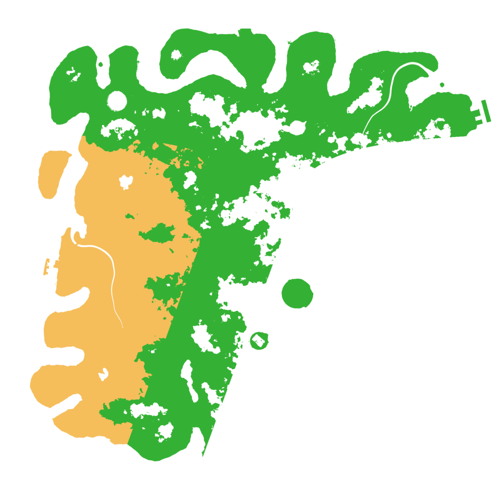 Biome Rust Map: Procedural Map, Size: 4500, Seed: 528379838