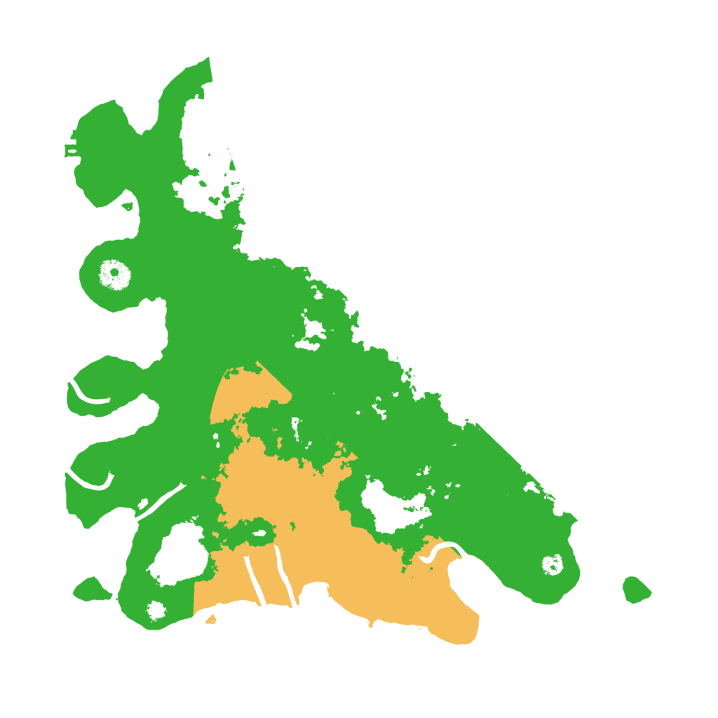 Biome Rust Map: Procedural Map, Size: 3500, Seed: 464518171