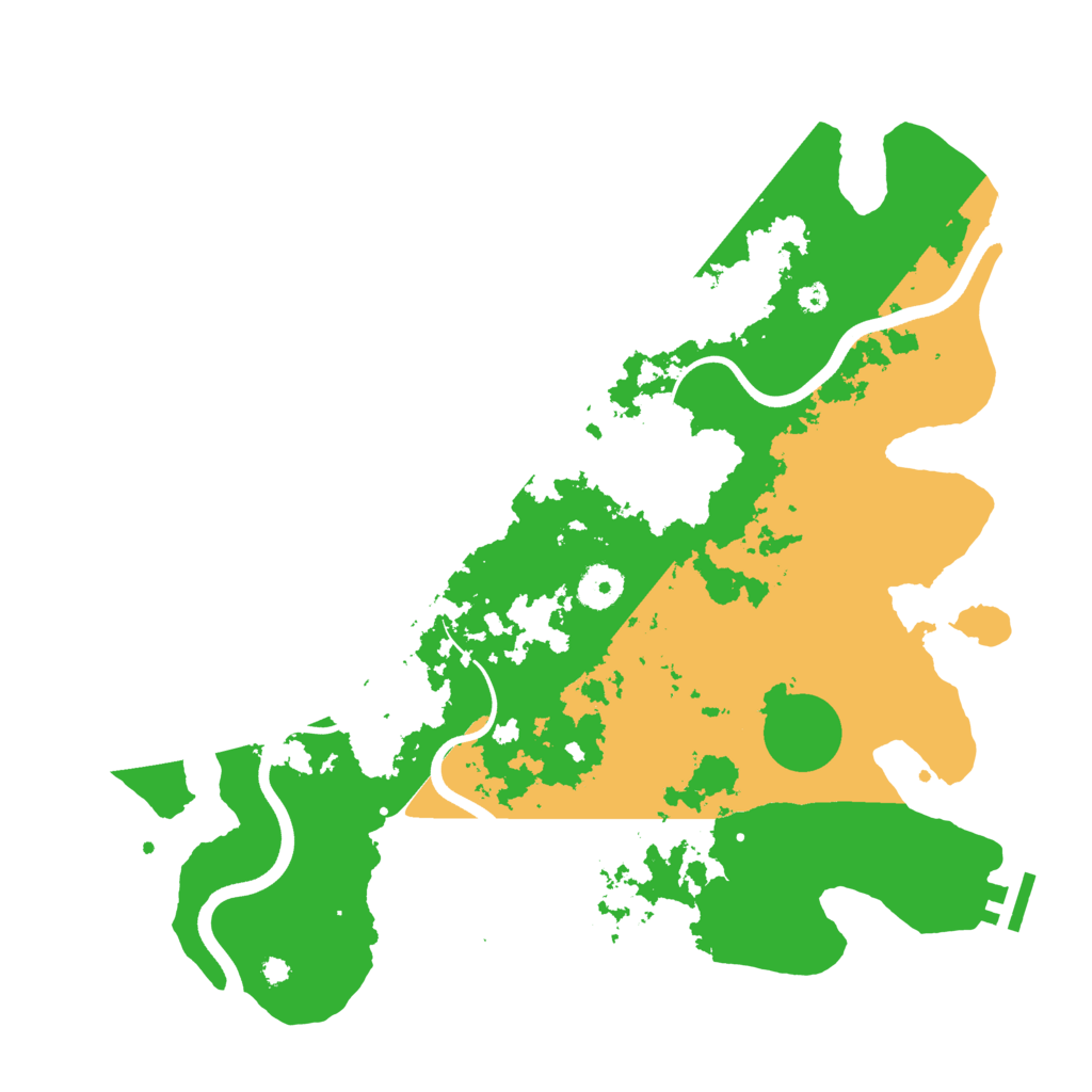 Biome Rust Map: Procedural Map, Size: 3700, Seed: 7644776
