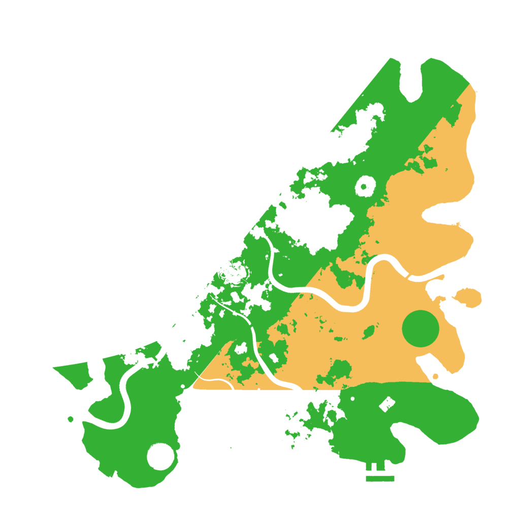 Biome Rust Map: Procedural Map, Size: 3700, Seed: 7644776