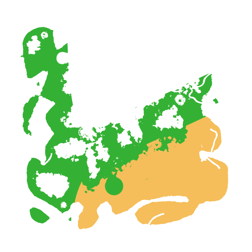 Biome Rust Map: Procedural Map, Size: 3666, Seed: 19920403