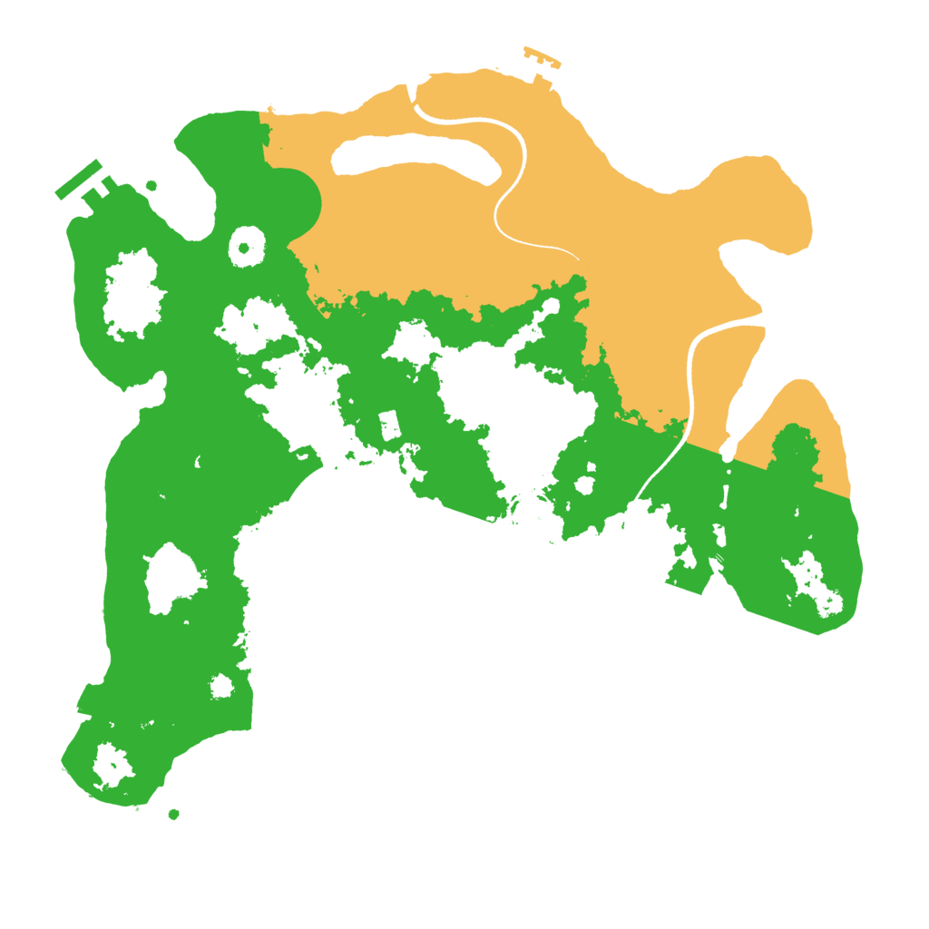 Biome Rust Map: Procedural Map, Size: 3500, Seed: 1873552783