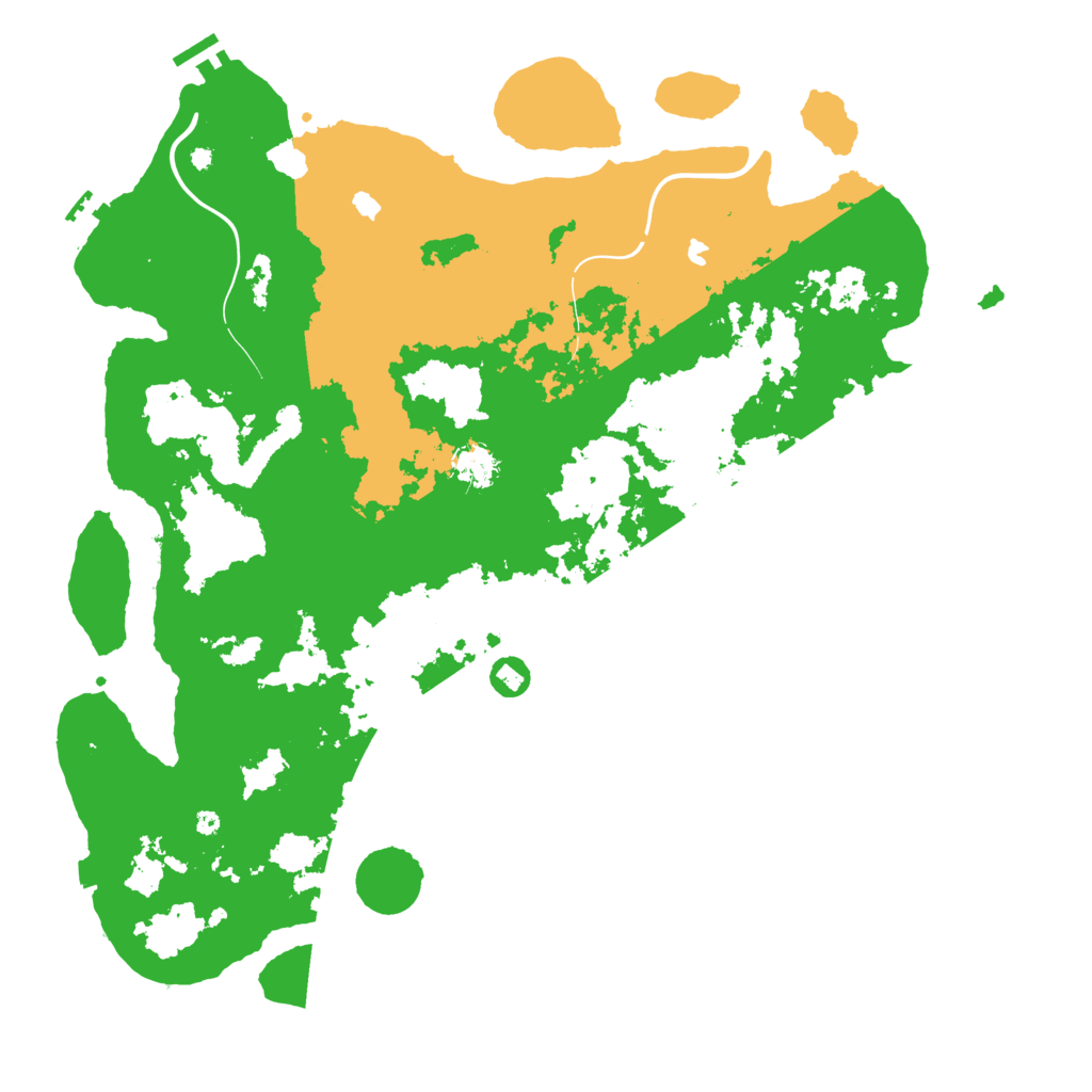 Biome Rust Map: Procedural Map, Size: 4500, Seed: 2302