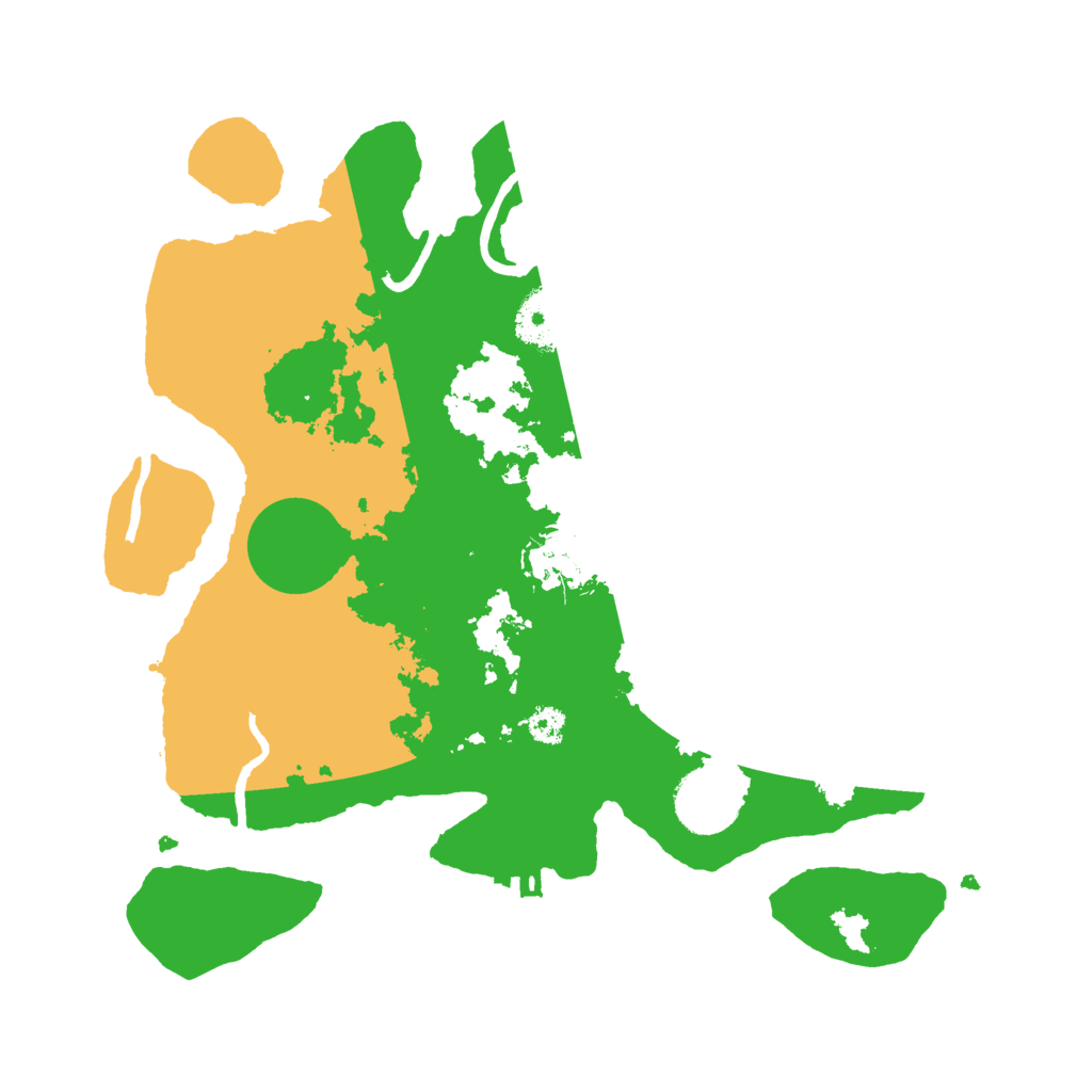 Biome Rust Map: Procedural Map, Size: 3000, Seed: 245811764