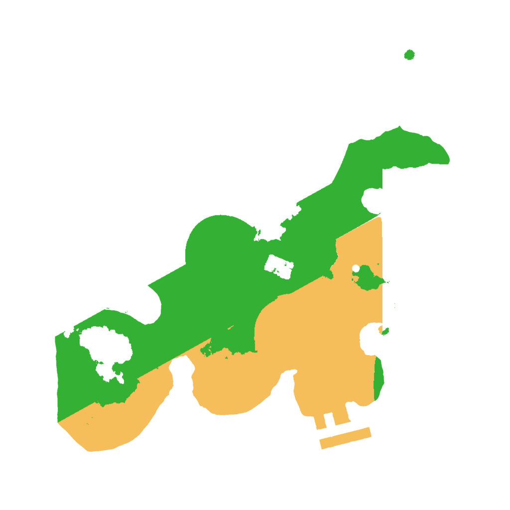 Biome Rust Map: Procedural Map, Size: 2000, Seed: 2042670354