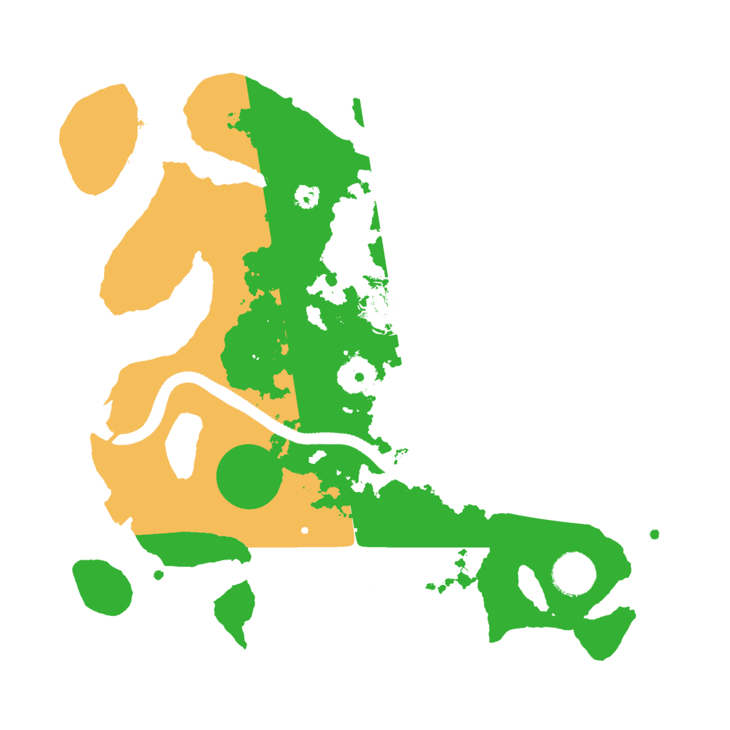 Biome Rust Map: Procedural Map, Size: 3000, Seed: 1067265273