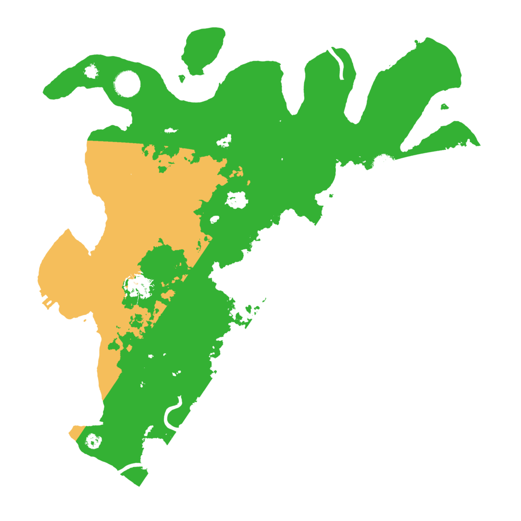 Biome Rust Map: Procedural Map, Size: 3500, Seed: 148484849