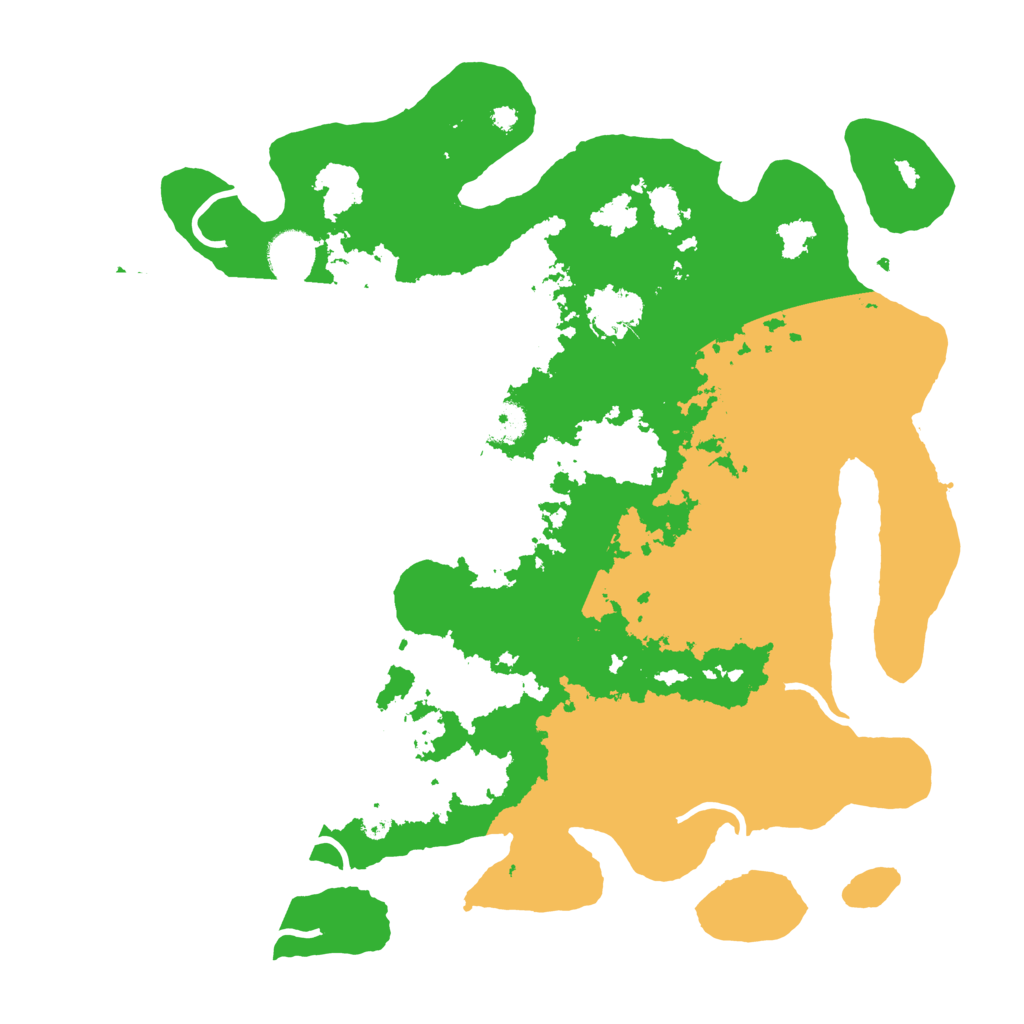 Biome Rust Map: Procedural Map, Size: 3800, Seed: 3728373