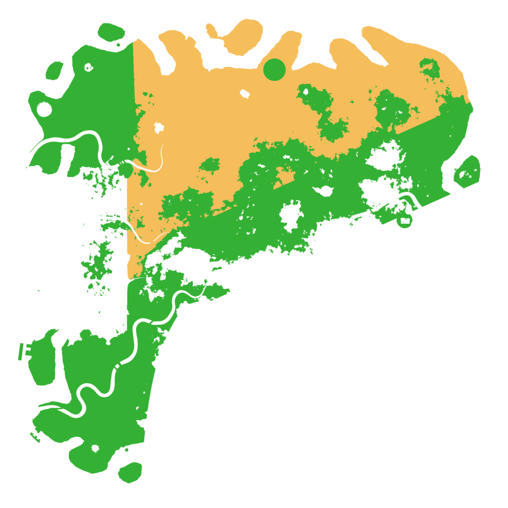 Biome Rust Map: Procedural Map, Size: 6000, Seed: 27011998