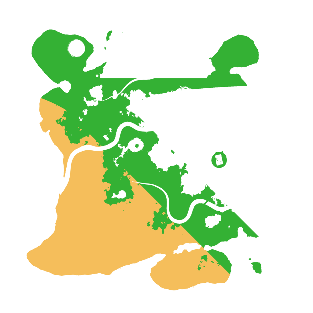 Biome Rust Map: Procedural Map, Size: 3250, Seed: 556439943