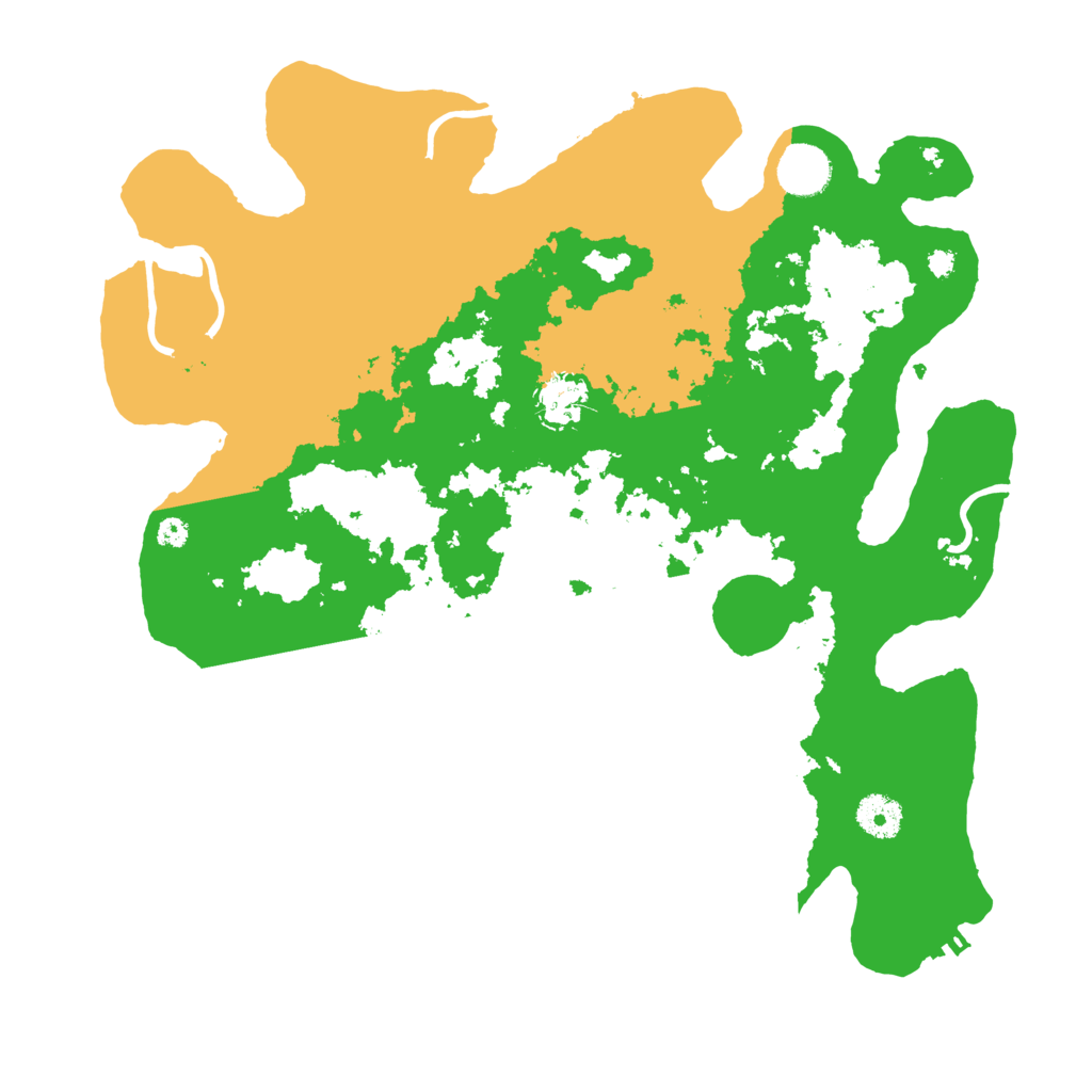 Biome Rust Map: Procedural Map, Size: 3700, Seed: 869552054