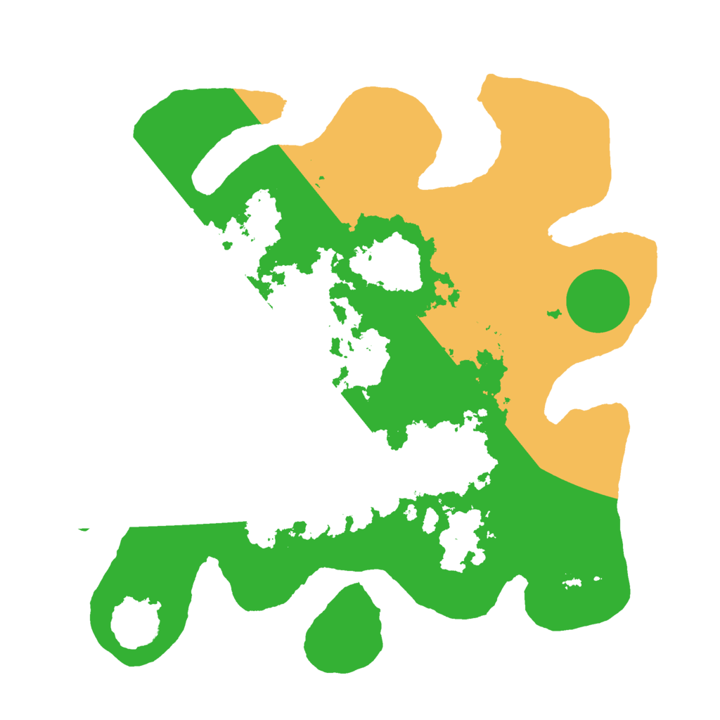 Biome Rust Map: Barren, Size: 3000, Seed: 580951308