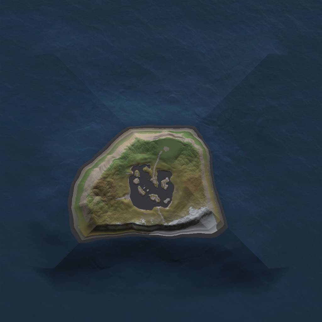 Rust Map: Barren, Size: 1000, Seed: 120, 3 Monuments