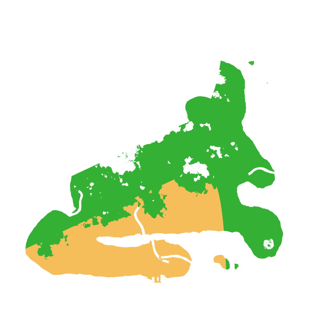 Biome Rust Map: Procedural Map, Size: 3000, Seed: 2090922311