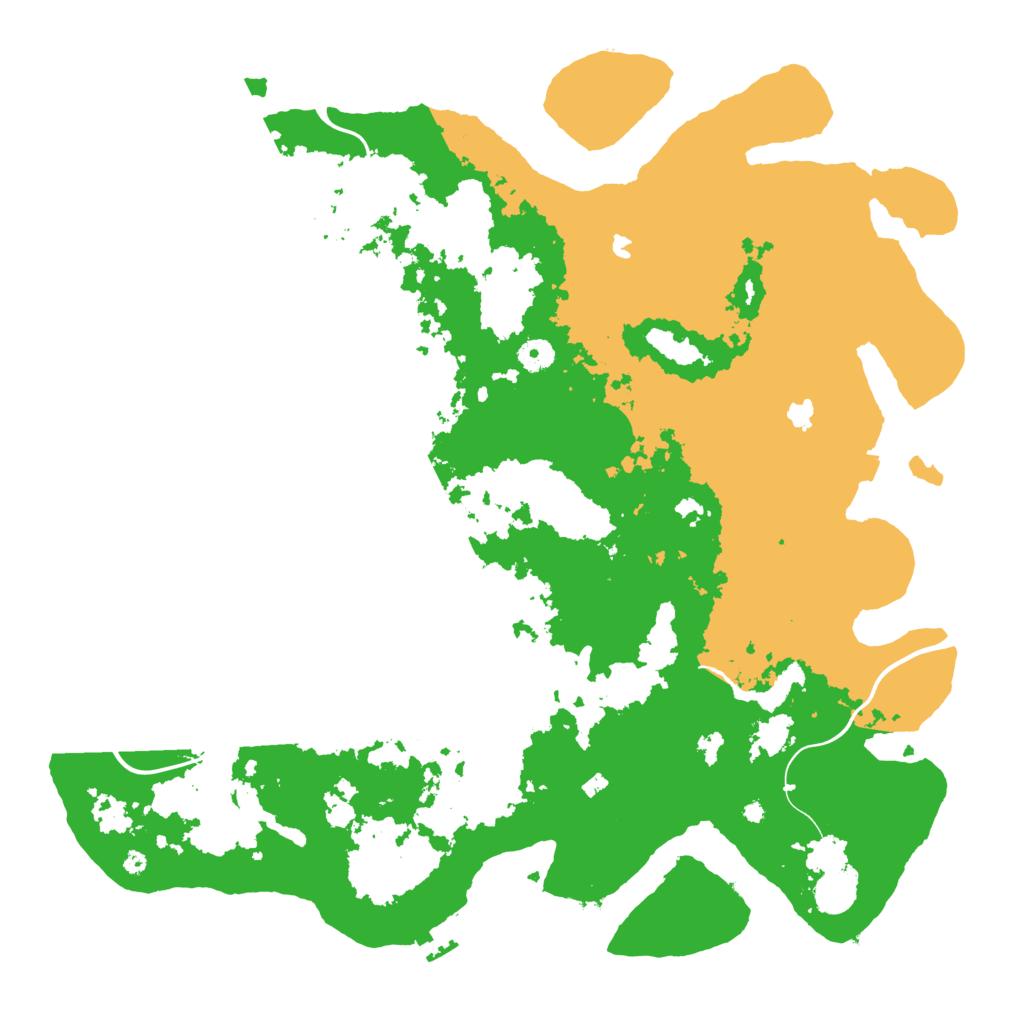Biome Rust Map: Procedural Map, Size: 4500, Seed: 64614097