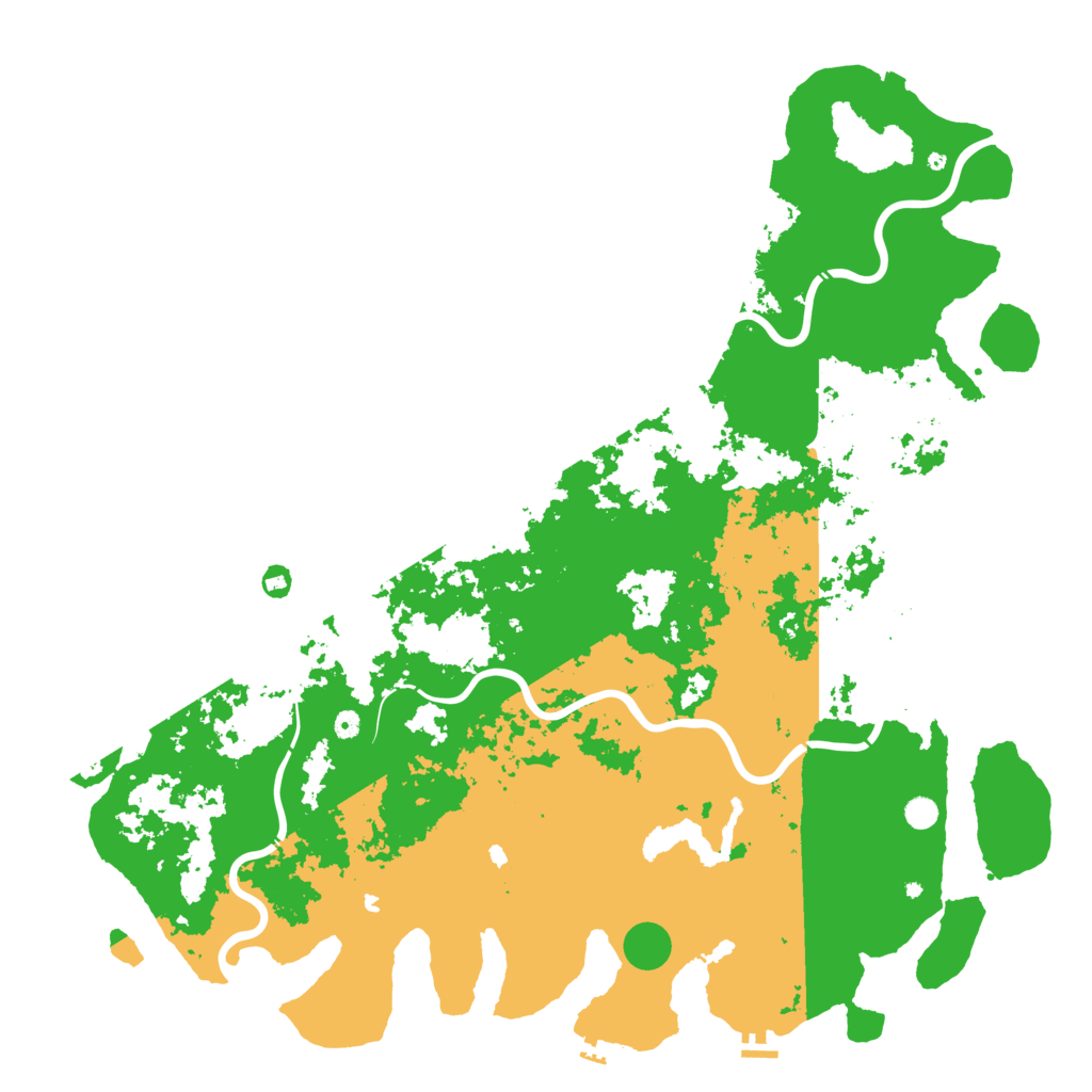 Biome Rust Map: Procedural Map, Size: 6000, Seed: 17012354