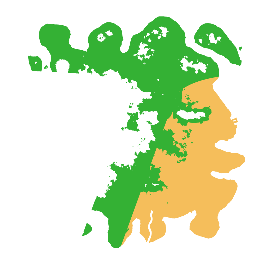 Biome Rust Map: Procedural Map, Size: 3500, Seed: 12201874