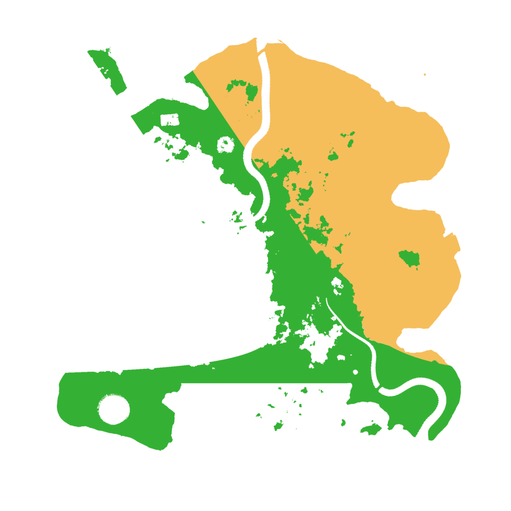 Biome Rust Map: Procedural Map, Size: 3000, Seed: 19111911