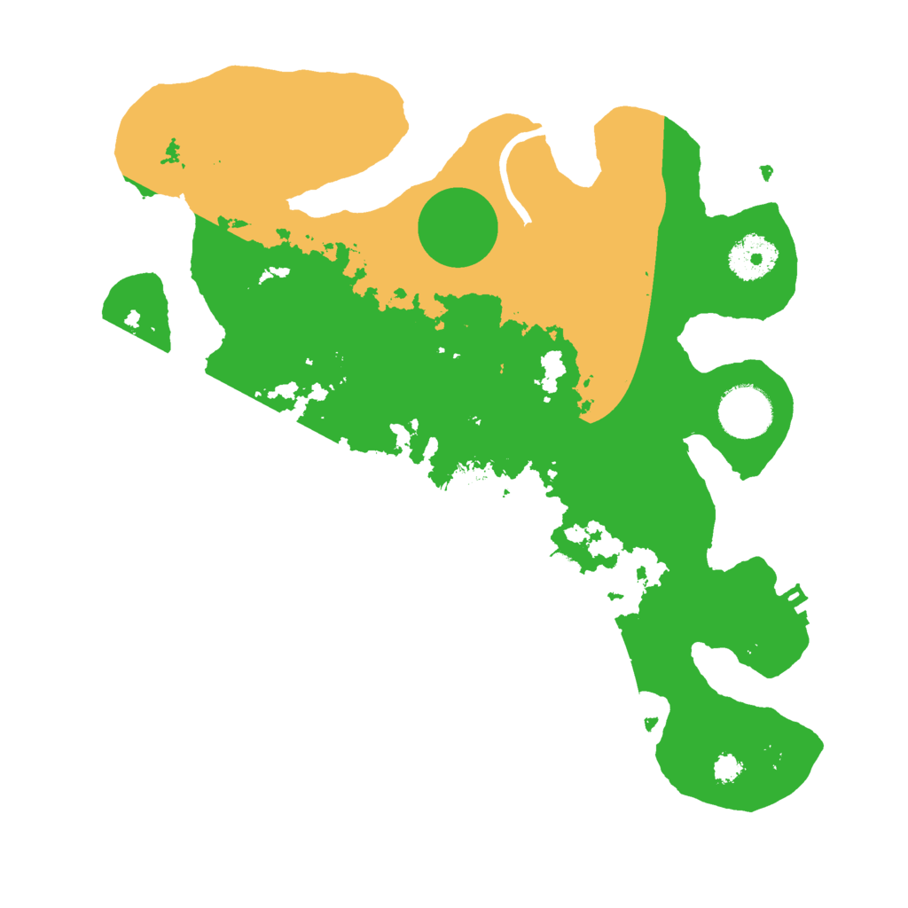 Biome Rust Map: Procedural Map, Size: 3000, Seed: 64535612