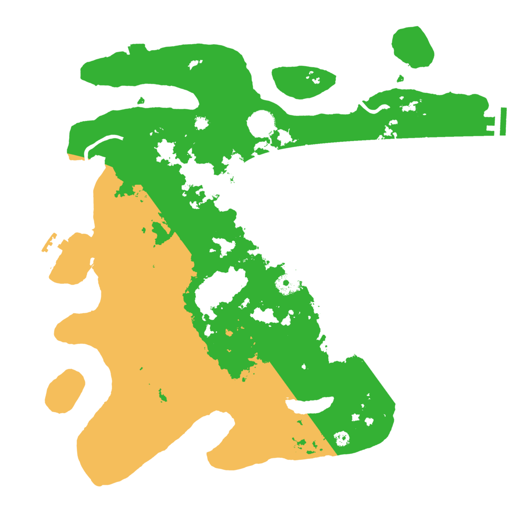 Biome Rust Map: Procedural Map, Size: 3500, Seed: 522801256