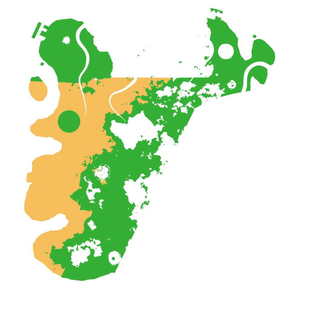 Biome Rust Map: Procedural Map, Size: 3670, Seed: 1650965735