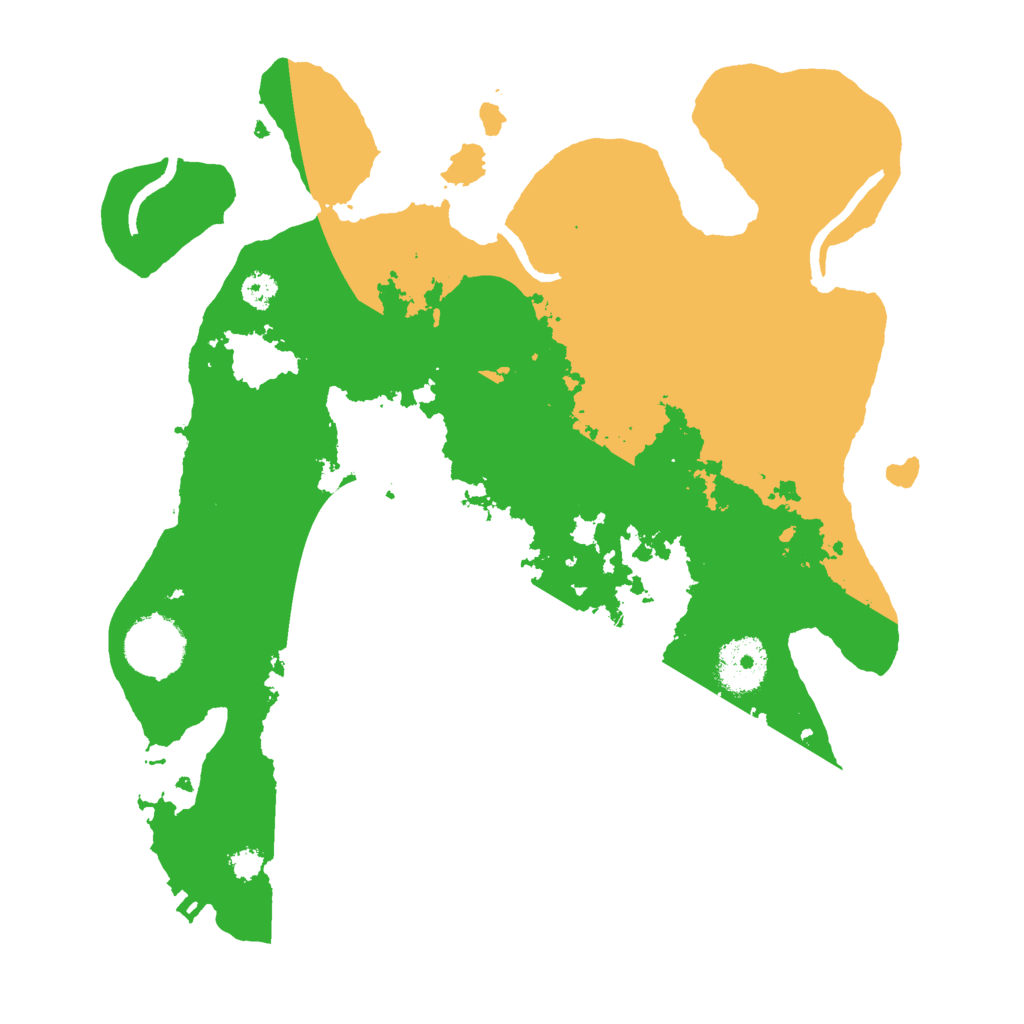 Biome Rust Map: Procedural Map, Size: 3000, Seed: 101640317