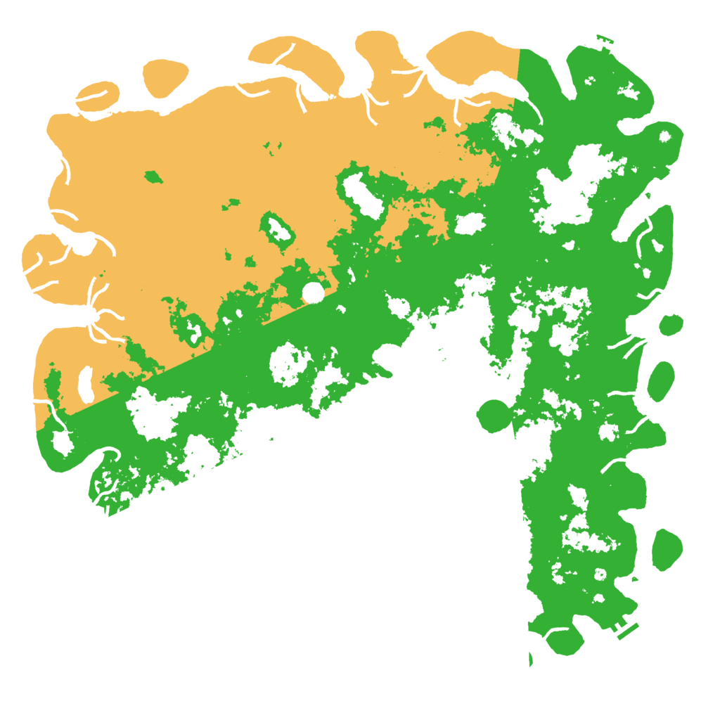 Biome Rust Map: Procedural Map, Size: 6000, Seed: 1833