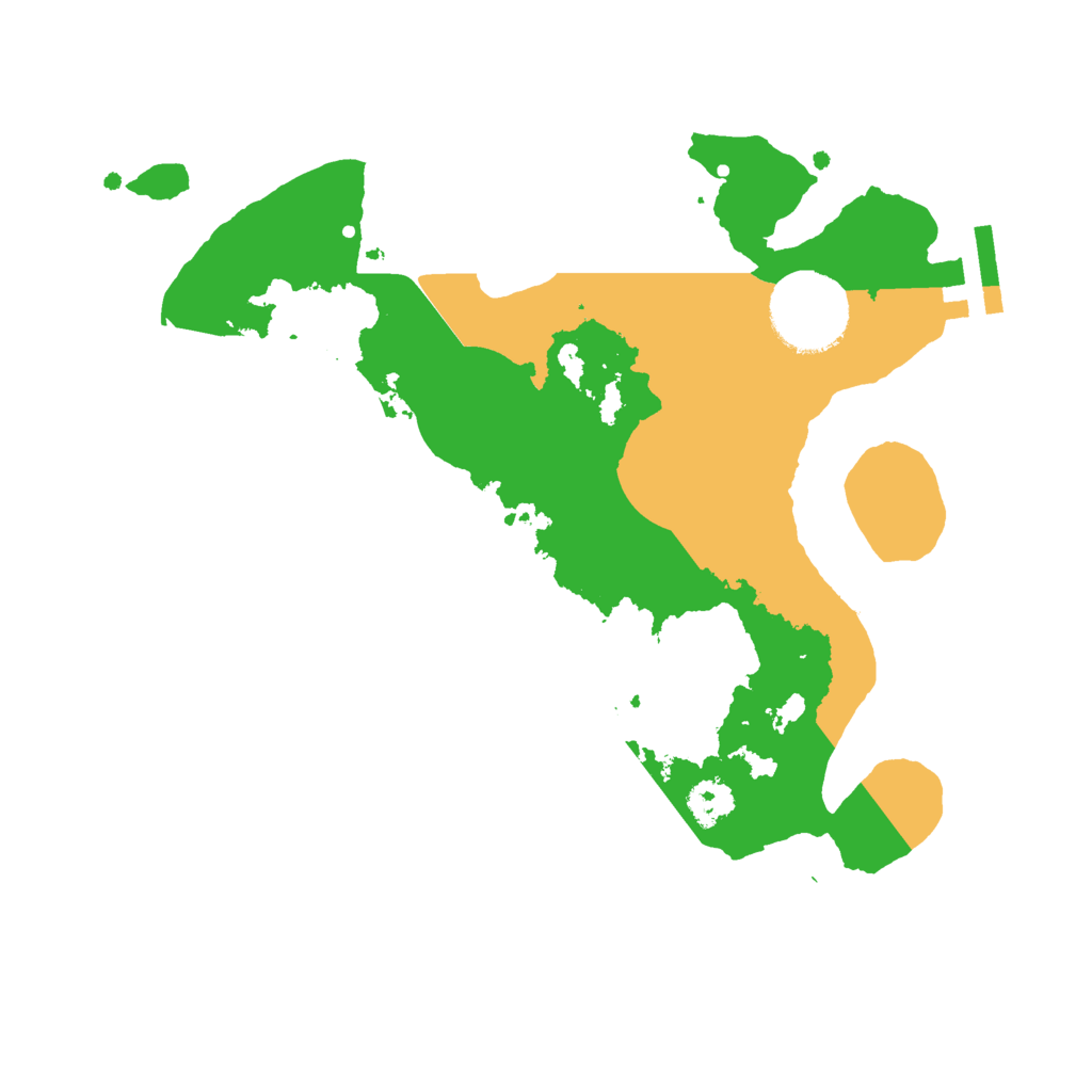 Biome Rust Map: Procedural Map, Size: 2500, Seed: 240673