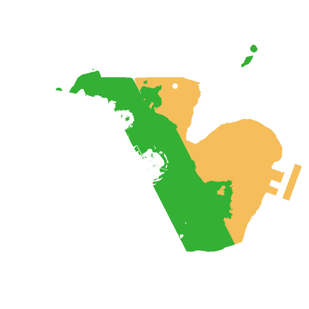 Biome Rust Map: Procedural Map, Size: 1700, Seed: 170017001