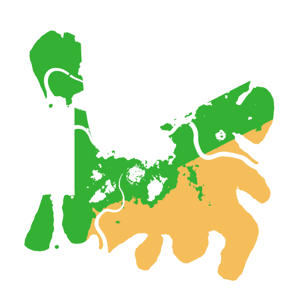 Biome Rust Map: Procedural Map, Size: 3000, Seed: 465102567