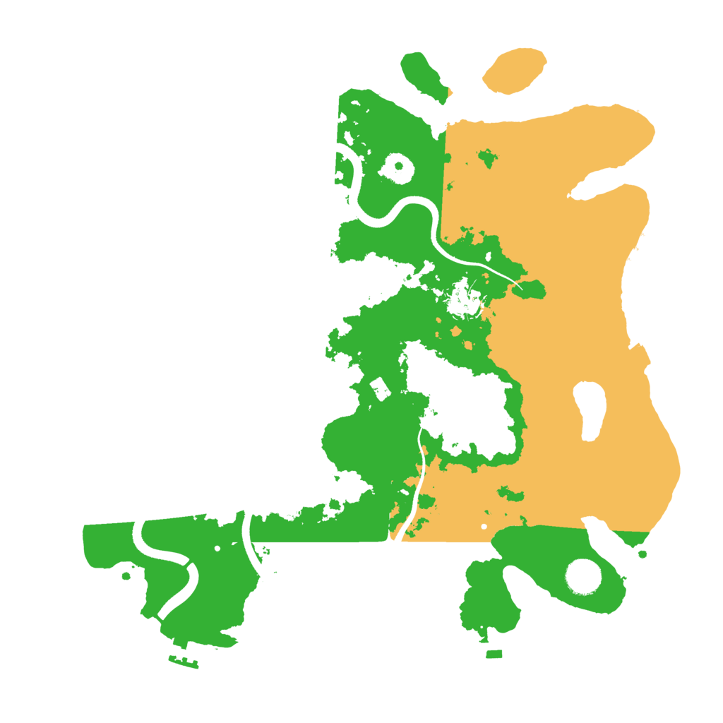 Biome Rust Map: Procedural Map, Size: 3550, Seed: 4757