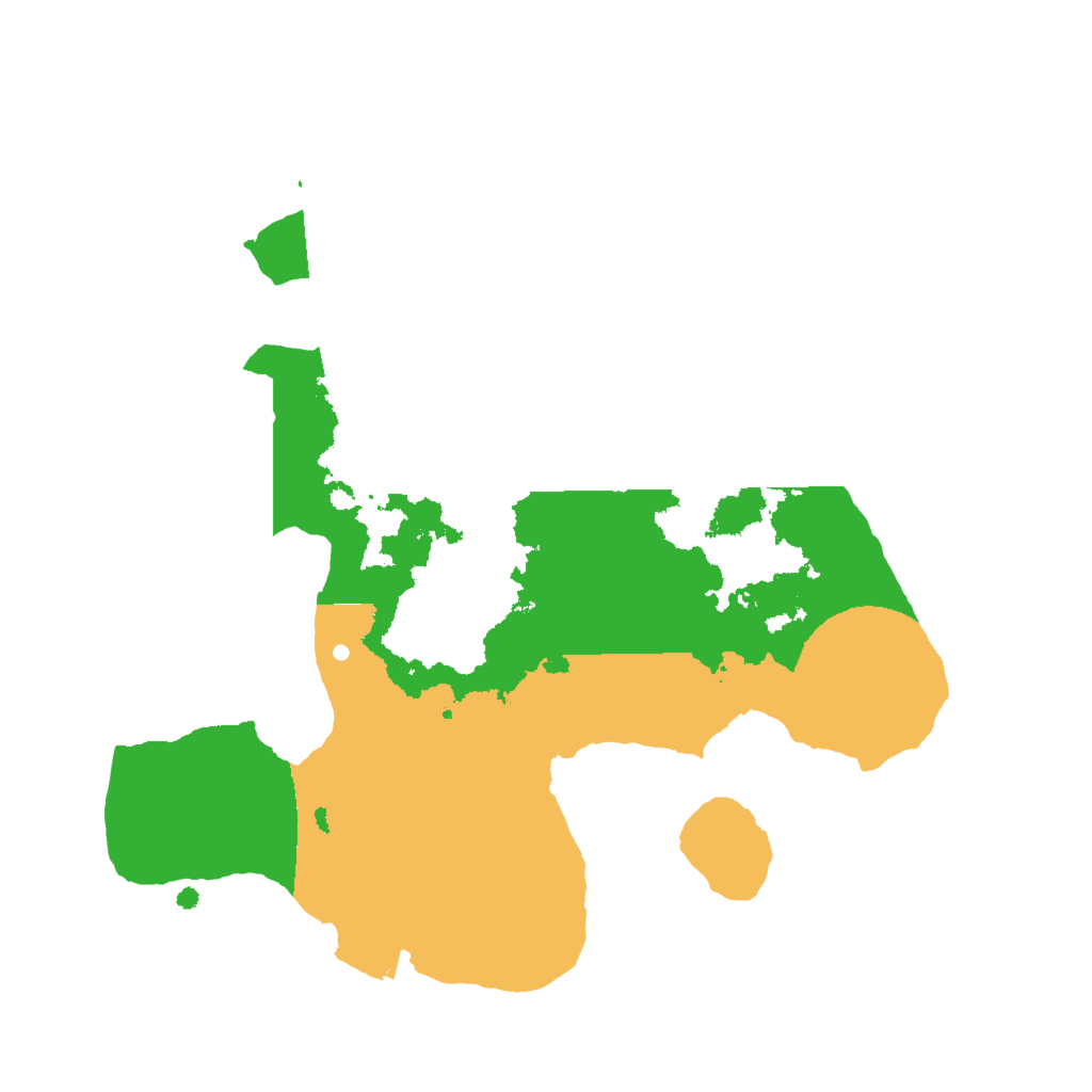 Biome Rust Map: Procedural Map, Size: 2000, Seed: 4165