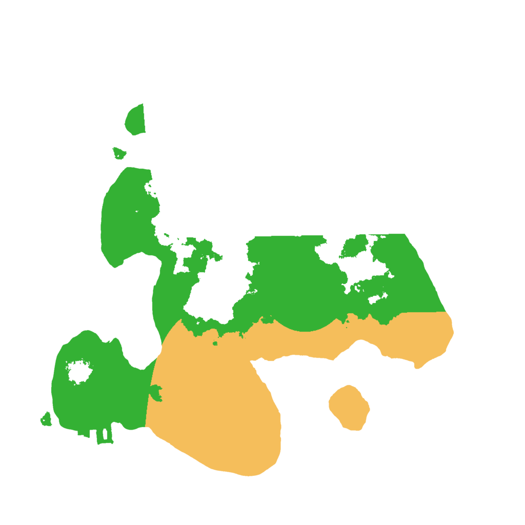 Biome Rust Map: Procedural Map, Size: 2000, Seed: 4165