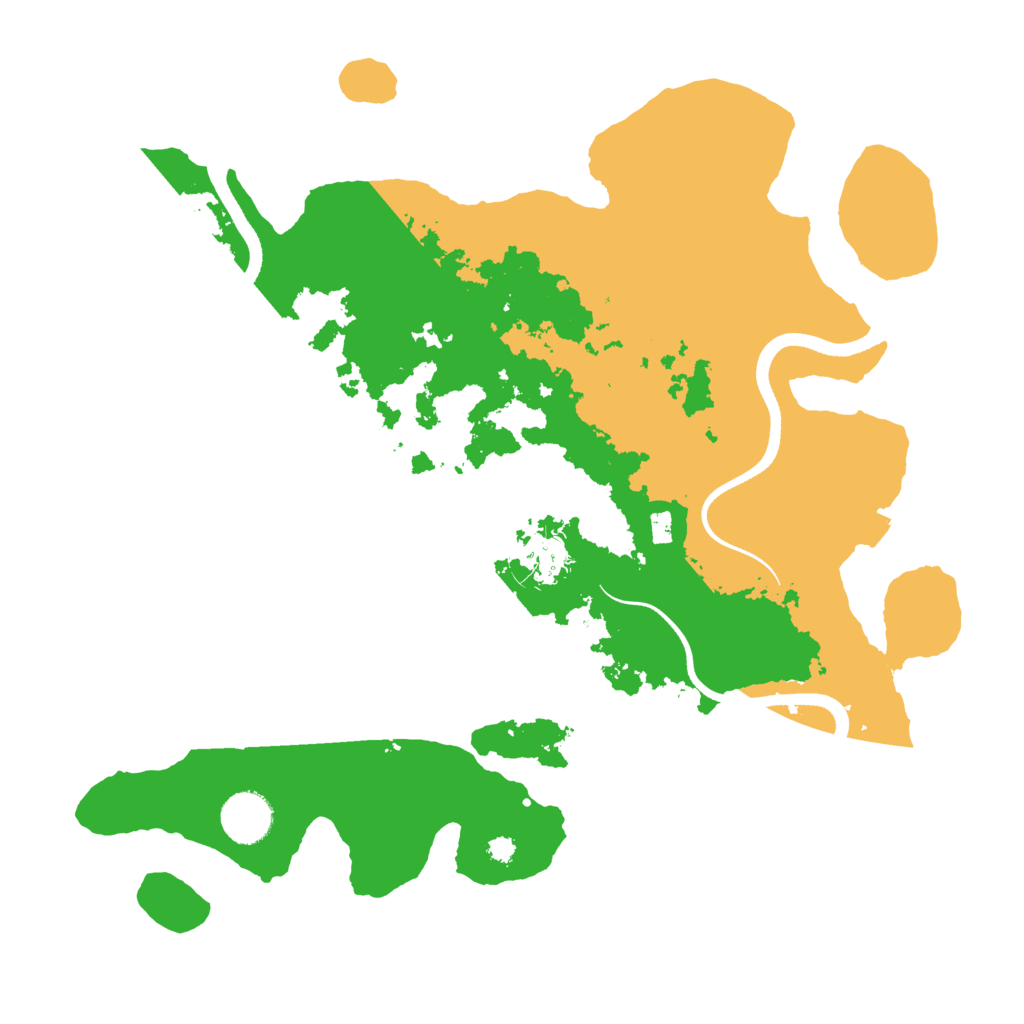 Biome Rust Map: Procedural Map, Size: 3500, Seed: 82547