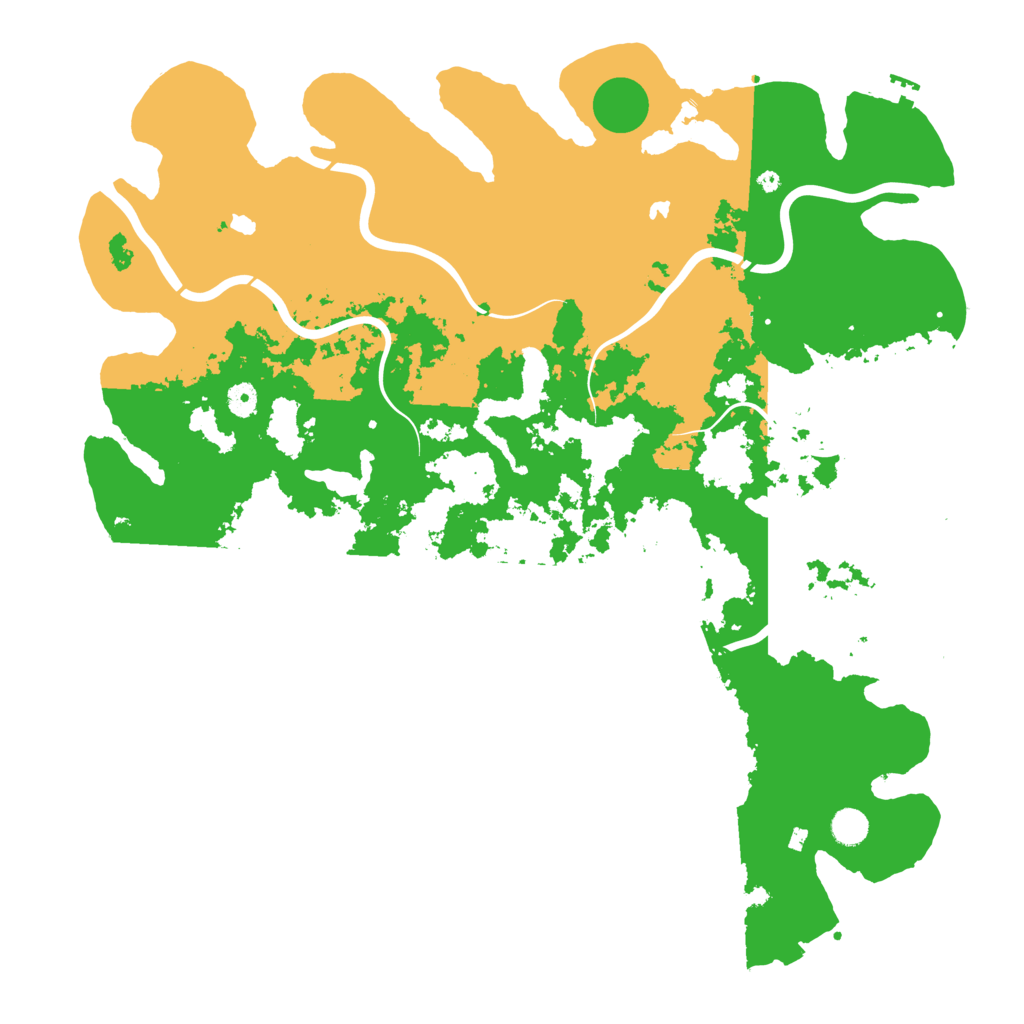 Biome Rust Map: Procedural Map, Size: 4854, Seed: 65434312