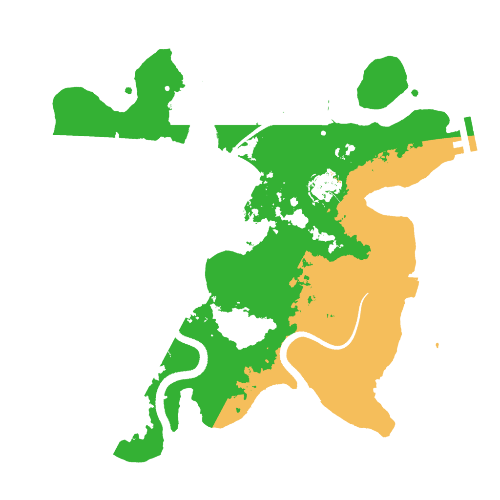 Biome Rust Map: Procedural Map, Size: 2900, Seed: 863492