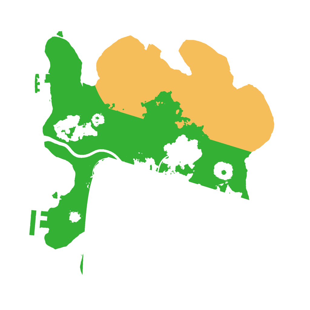 Biome Rust Map: Procedural Map, Size: 2500, Seed: 856