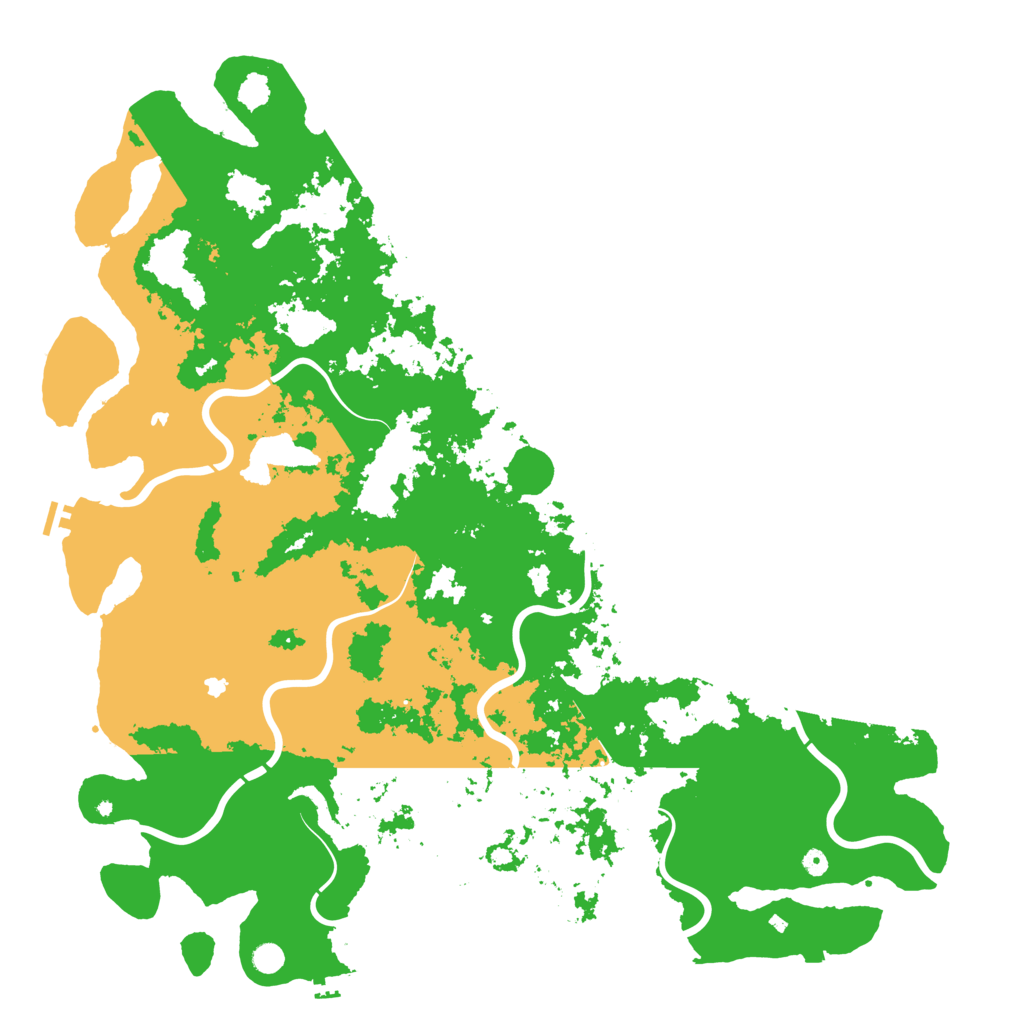 Biome Rust Map: Procedural Map, Size: 6000, Seed: 59264878
