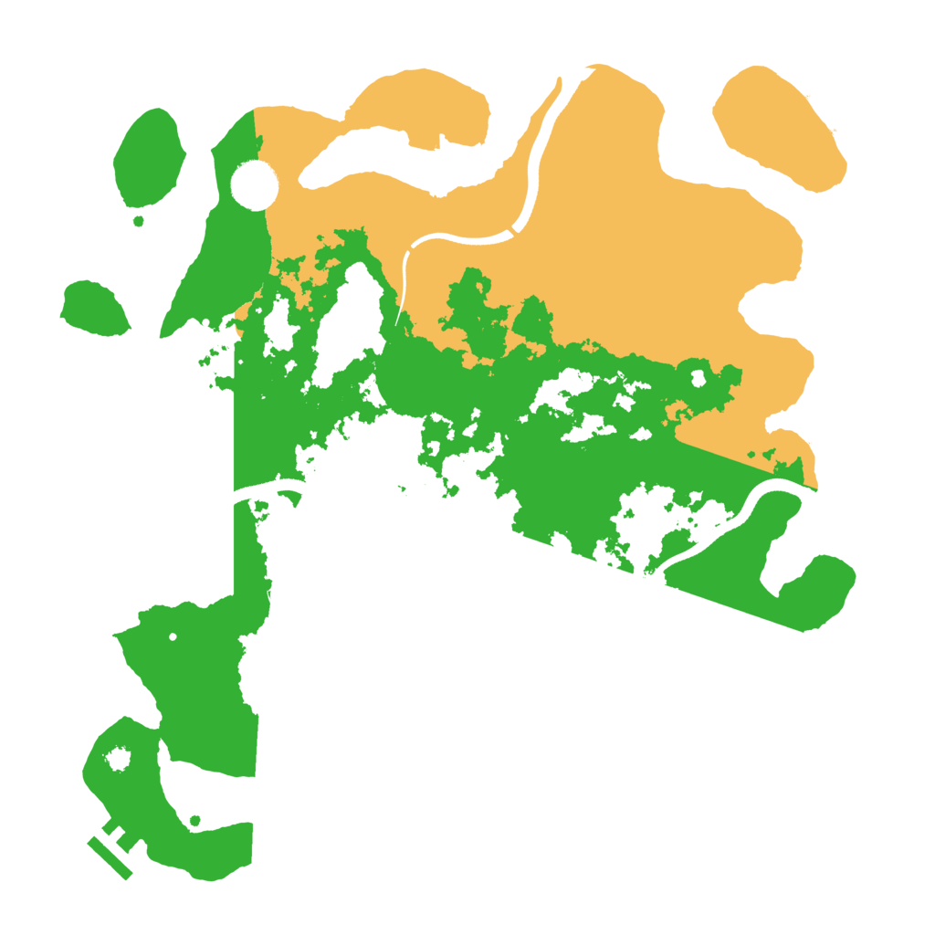 Biome Rust Map: Procedural Map, Size: 3500, Seed: 656456