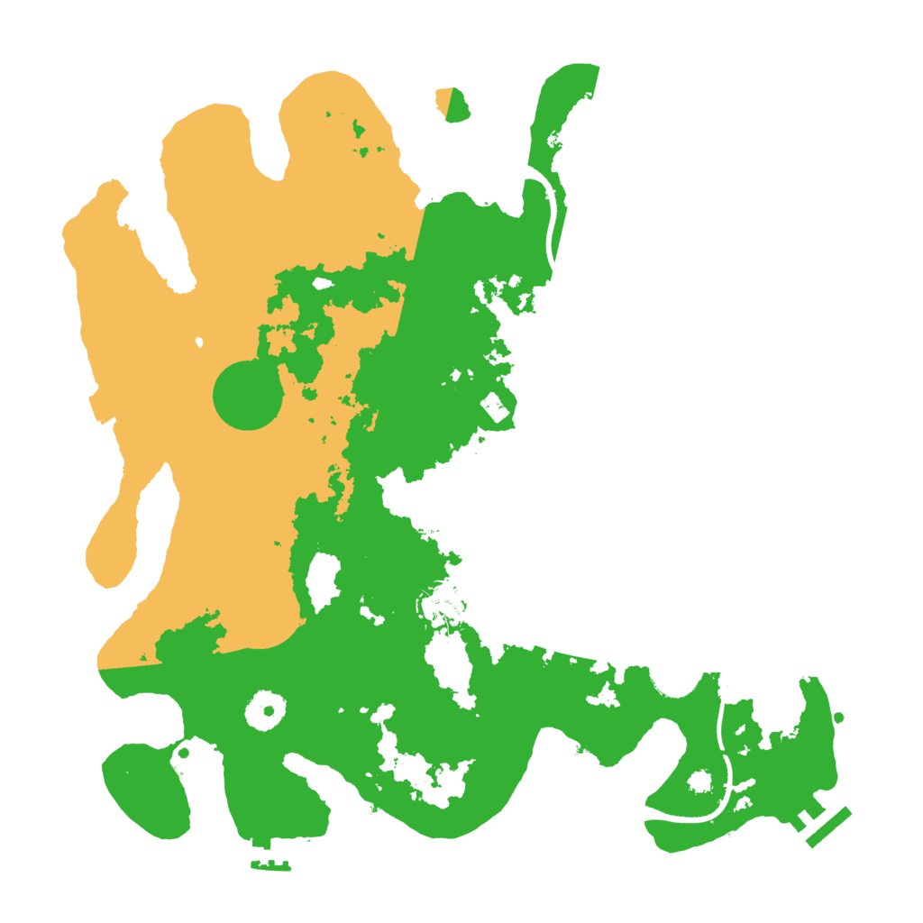 Biome Rust Map: Procedural Map, Size: 3500, Seed: 1120504972
