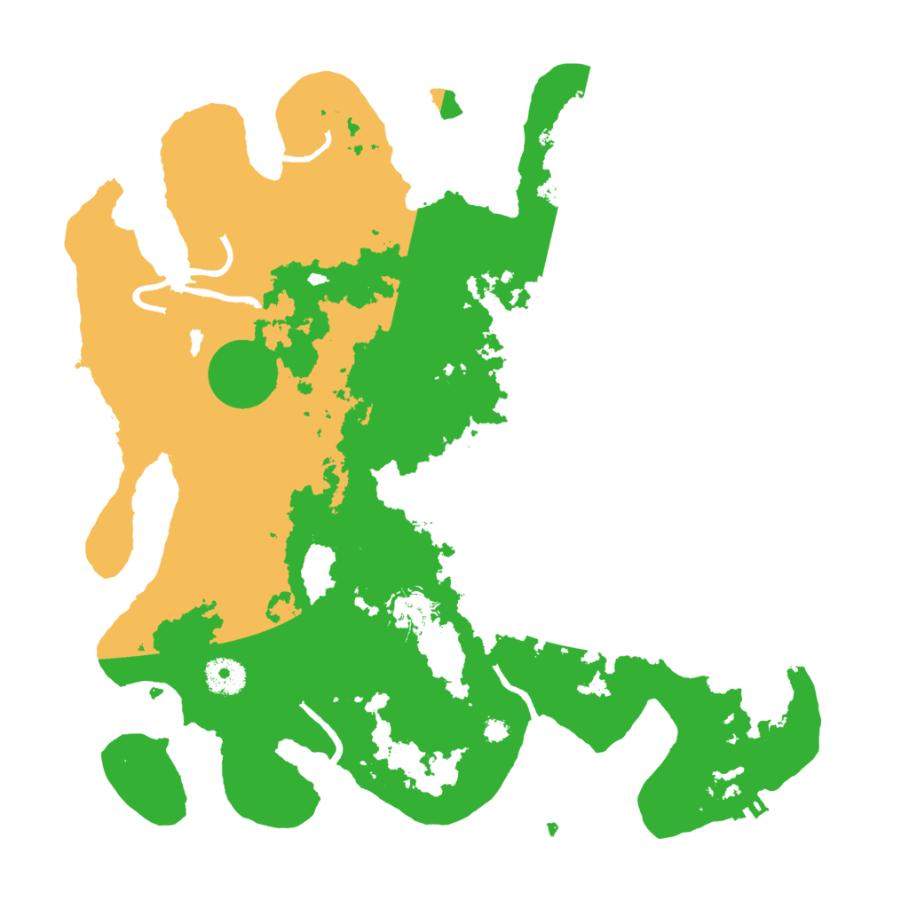 Biome Rust Map: Procedural Map, Size: 3500, Seed: 1120504972