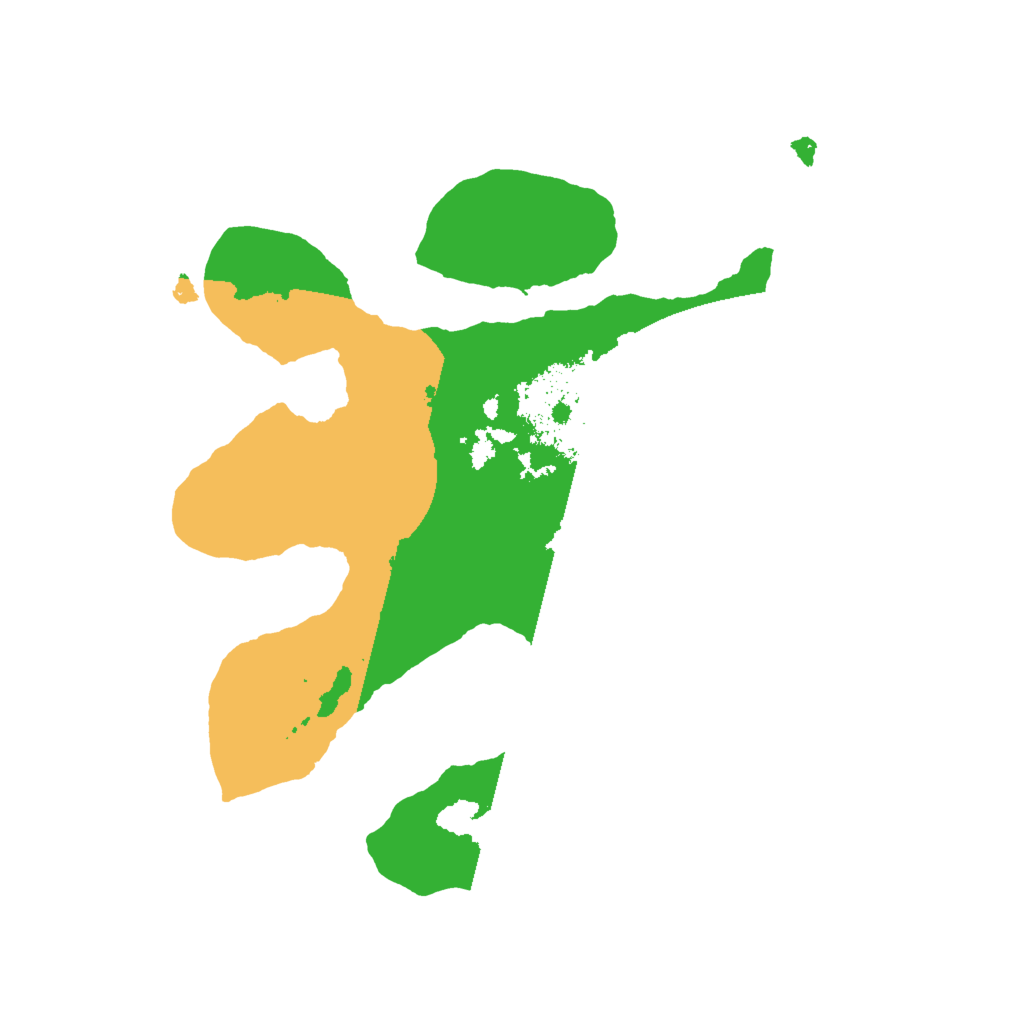 Biome Rust Map: Procedural Map, Size: 1870, Seed: 58348