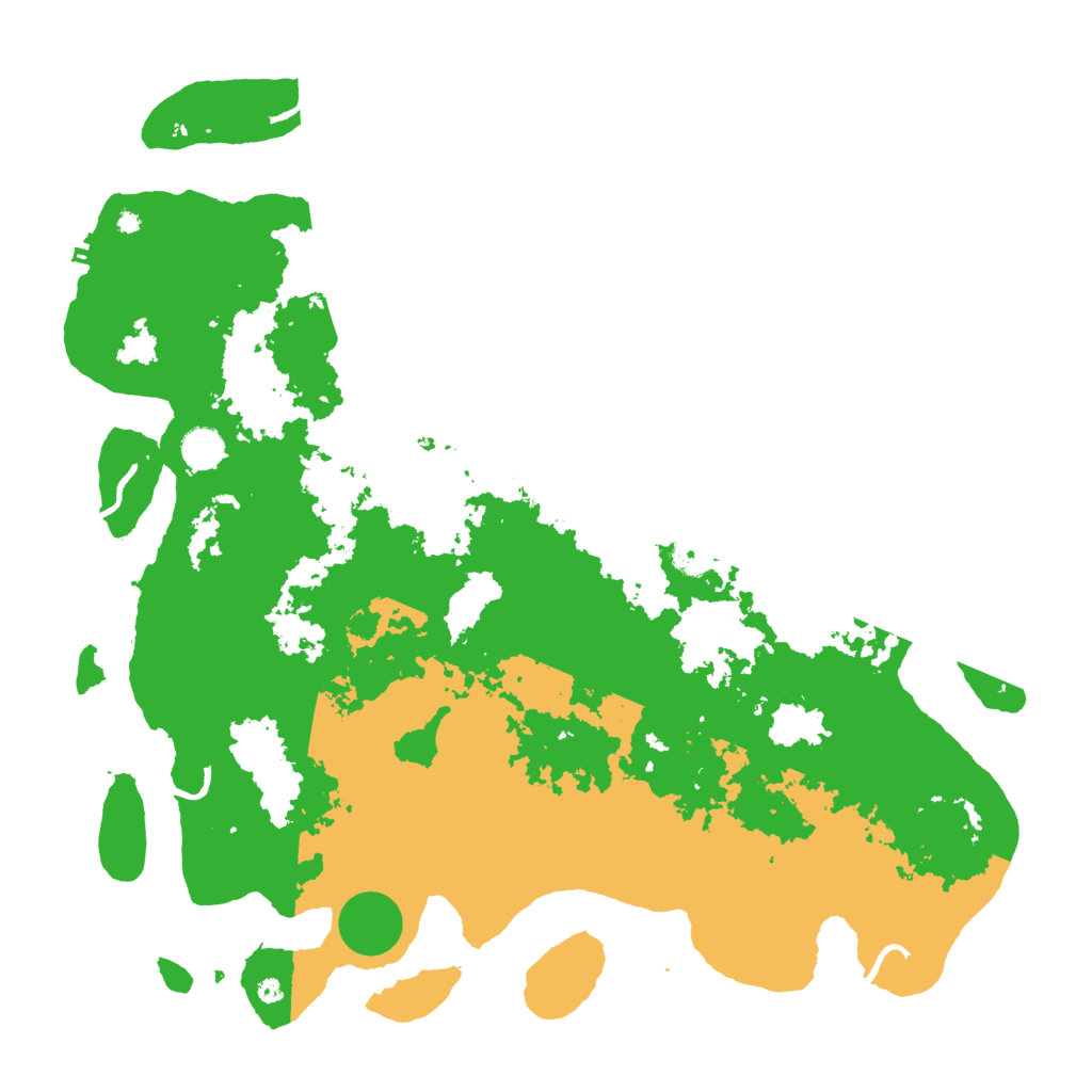 Biome Rust Map: Procedural Map, Size: 4500, Seed: 411607949