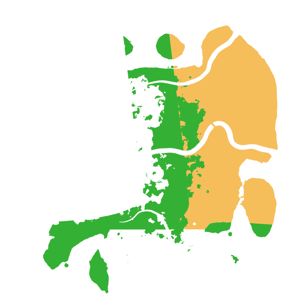 Biome Rust Map: Procedural Map, Size: 3000, Seed: 6852309