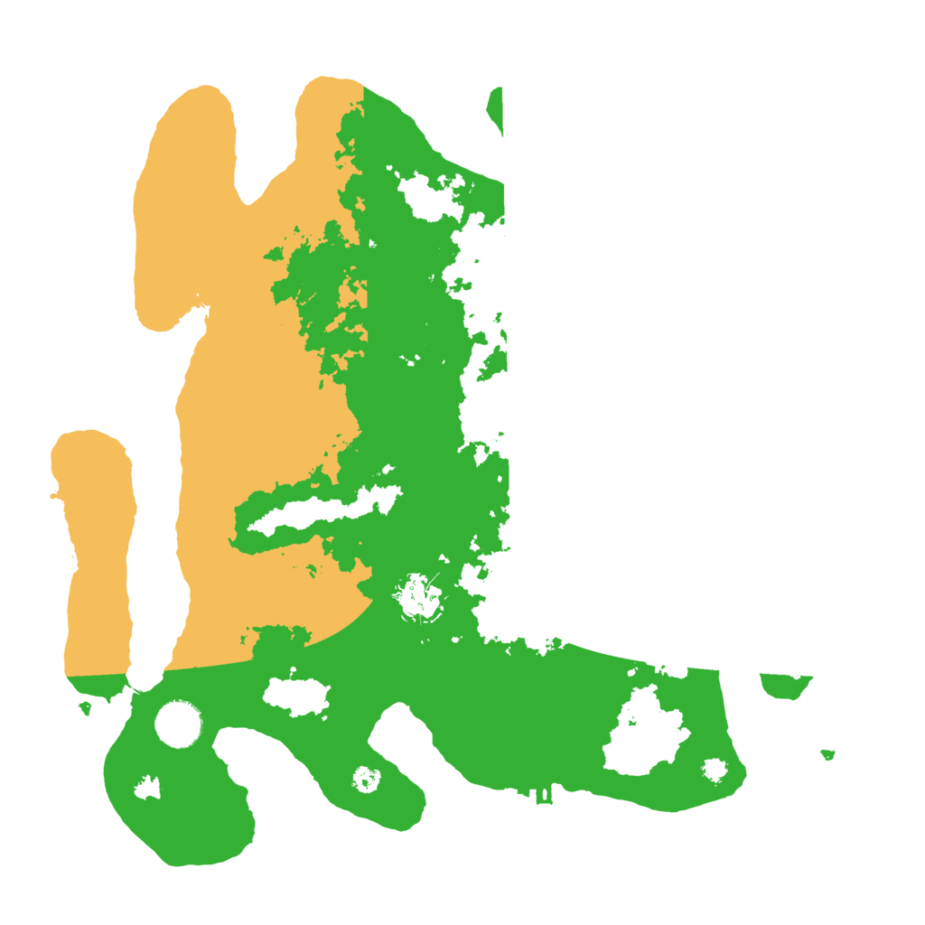 Biome Rust Map: Procedural Map, Size: 3500, Seed: 4834